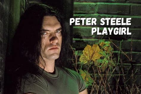 peter steel playgirl|Peter Steele Playgirl for sale